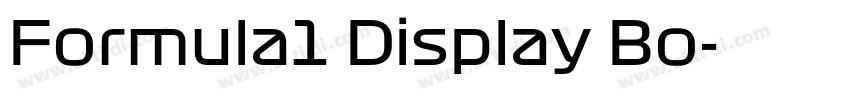 Formula1 Display Bo字体转换 Formula1 Display Bo字体转换
